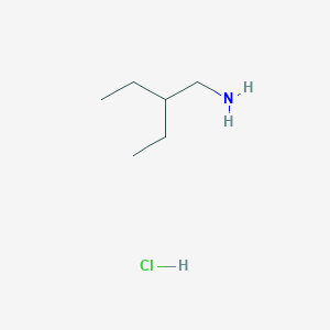 2-Ethylbutylamine hydrochloride chemical structure (CAS 1387445-54-6)