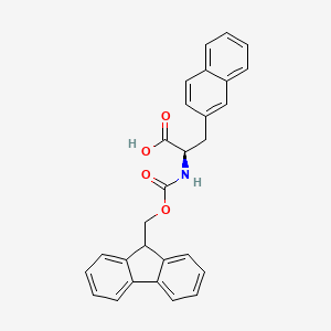 Fmoc-D-2-Nal-OH chemical structure (CAS 138774-94-4)