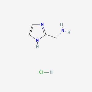 (1H-Imidazol-2-yl)methanamine hydrochloride chemical structure (CAS 138799-95-8)