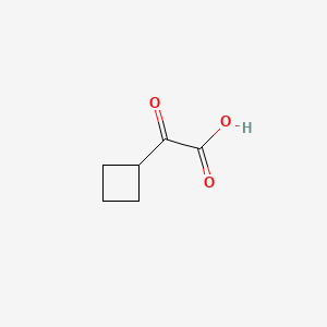 2-Cyclobutyl-2-oxoacetic acid chemical structure (CAS 13884-85-0)