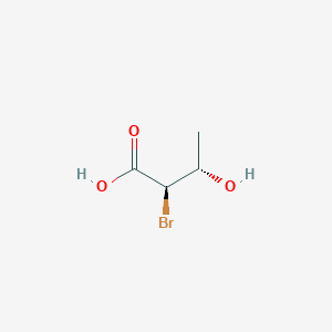 (2R,3S)-2-Bromo-3-hydroxybutanoic acid chemical structure (CAS 138877-01-7)