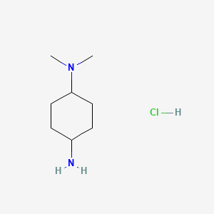 trans-N1,N1-Dimethylcyclohexane-1,4-diamine hydrochloride chemical structure (CAS 1388893-25-1)