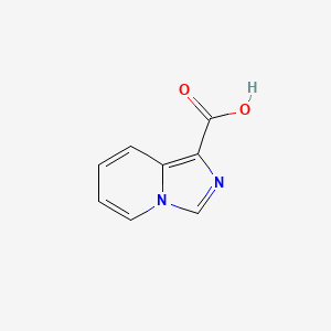 Imidazo[1,5-a]pyridine-1-carboxylic acid chemical structure (CAS 138891-51-7)
