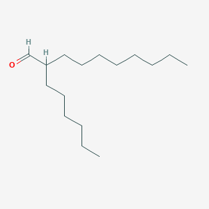 2-Hexyldecanal chemical structure (CAS 13893-35-1)