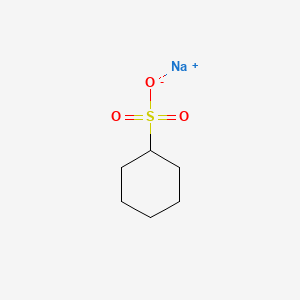 Sodium cyclohexanesulfonate chemical structure (CAS 13893-74-8)