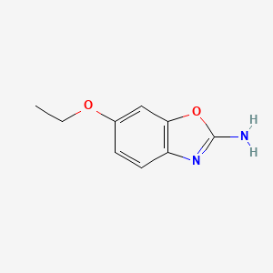 6-Ethoxybenzo[d]oxazol-2-amine chemical structure (CAS 13895-09-5)