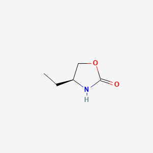(S)-4-Ethyloxazolidin-2-one chemical structure (CAS 13896-06-5)