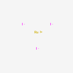 Ruthenium(III) iodide chemical structure (CAS 13896-65-6)