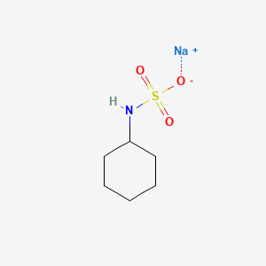 Sodium N-Cyclohexylsulfamate chemical structure (CAS 139-05-9)
