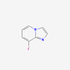 8-Fluoroimidazo[1,2-a]pyridine chemical structure (CAS 139022-26-7)