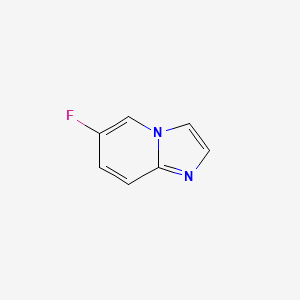 6-Fluoroimidazo[1,2-a]pyridine chemical structure (CAS 139022-27-8)