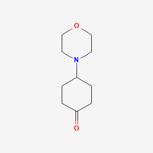 4-Morpholinocyclohexanone chemical structure (CAS 139025-93-7)