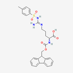 Fmoc-D-Arg(Tos)-OH chemical structure (CAS 139090-50-9)