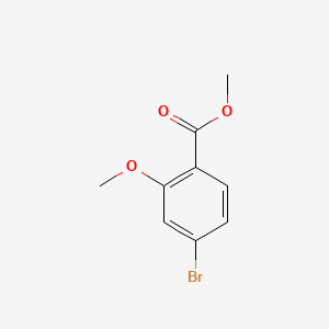 Methyl 4-bromo-2-methoxybenzoate chemical structure (CAS 139102-34-4)