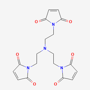 1,1',1''-(Nitrilotris(ethane-2,1-diyl))tris(1H-pyrrole-2,5-dione) chemical structure (CAS 139112-38-2)