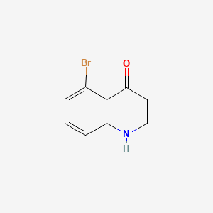 5-Bromo-2,3-dihydroquinolin-4(1H)-one chemical structure (CAS 1391268-61-3)