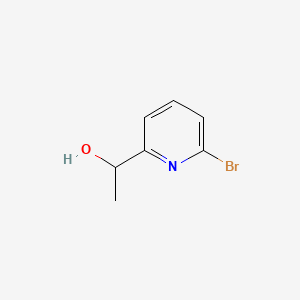 1-(6-Bromopyridin-2-yl)ethanol chemical structure (CAS 139163-56-7)
