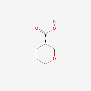 (S)-Tetrahydro-2H-pyran-3-carboxylic acid chemical structure (CAS 1391742-13-4)