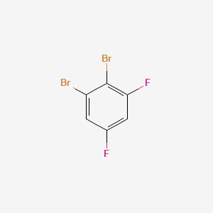 1,2-Dibromo-3,5-difluorobenzene chemical structure (CAS 139215-43-3)
