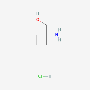 (1-Aminocyclobutyl)methanol hydrochloride chemical structure (CAS 1392213-15-8)