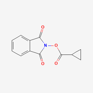 1,3-Dioxoisoindolin-2-yl cyclopropanecarboxylate chemical structure (CAS 1392277-06-3)
