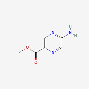 Methyl 5-aminopyrazine-2-carboxylate chemical structure (CAS 13924-94-2)