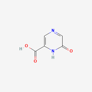 6-Oxo-1,6-dihydropyrazine-2-carboxylic acid chemical structure (CAS 13924-99-7)