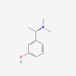 (S)-3-(1-(Dimethylamino)ethyl)phenol chemical structure (CAS 139306-10-8)