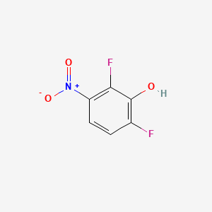 2,6-Difluoro-3-nitrophenol chemical structure (CAS 1393179-72-0)