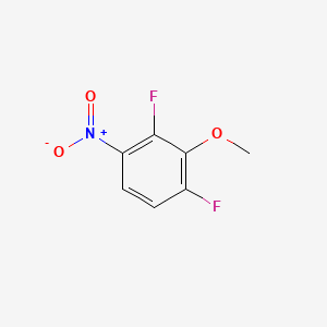 1,3-Difluoro-2-methoxy-4-nitrobenzene chemical structure (CAS 1393179-73-1)