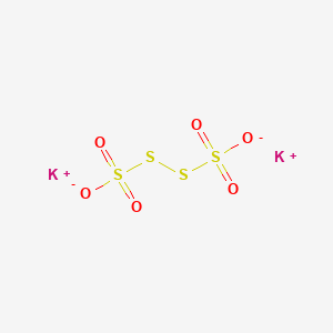 Potassium tetrathionate chemical structure (CAS 13932-13-3)