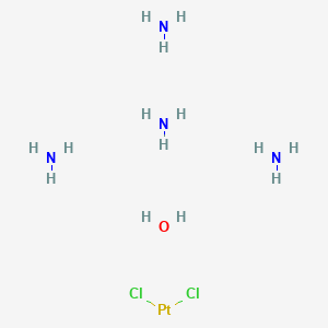 Tetraammineplatinum (II) chloride hydrate chemical structure (CAS 13933-33-0)