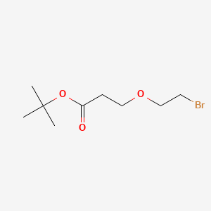 tert-Butyl 3-(2-bromoethoxy)propanoate chemical structure (CAS 1393330-36-3)