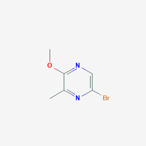 5-Bromo-2-methoxy-3-methylpyrazine chemical structure (CAS 1393541-34-8)