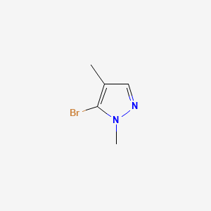 5-Bromo-1,4-dimethyl-1H-pyrazole chemical structure (CAS 1393583-34-0)