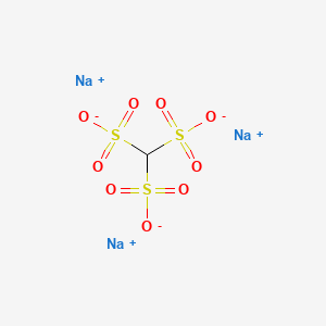 Sodium methanetrisulfonate chemical structure (CAS 1393642-36-8)