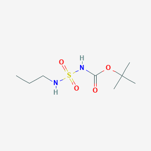 tert-Butyl (N-propylsulfamoyl)carbamate chemical structure (CAS 1393813-40-5)
