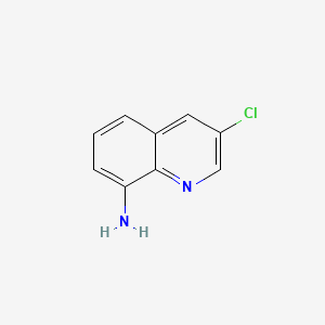 3-Chloroquinolin-8-amine chemical structure (CAS 139399-66-9)