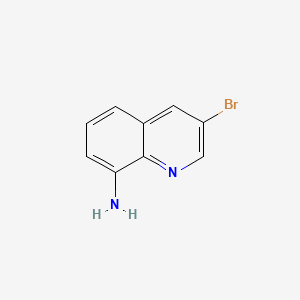 3-Bromoquinolin-8-amine chemical structure (CAS 139399-67-0)
