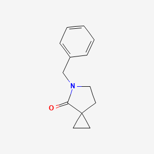 5-Benzyl-5-azaspiro[2.4]heptan-4-one chemical structure (CAS 1394003-64-5)