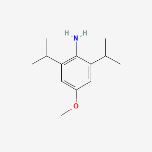 2,6-Diisopropyl-4-methoxyaniline chemical structure (CAS 1394159-51-3)