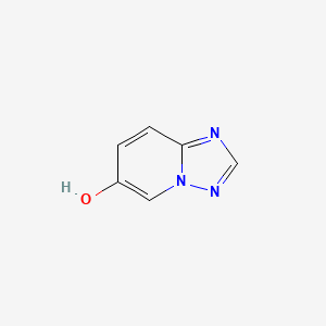 [1,2,4]Triazolo[1,5-a]pyridin-6-ol chemical structure (CAS 1394969-56-2)