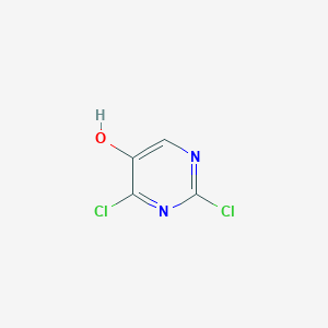 2,4-Dichloropyrimidin-5-ol chemical structure (CAS 1395037-19-0)