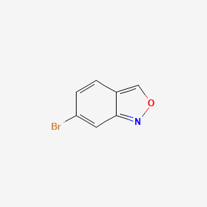 6-Bromobenzo[c]isoxazole chemical structure (CAS 139557-44-1)