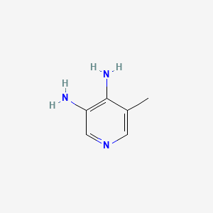 5-Methylpyridine-3,4-diamine chemical structure (CAS 13958-86-6)