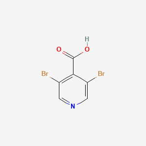 3,5-Dibromoisonicotinic acid chemical structure (CAS 13958-91-3)