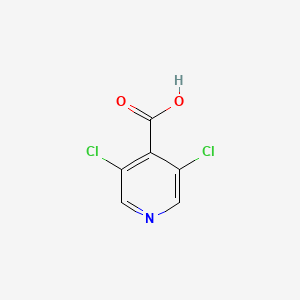 3,5-Dichloroisonicotinic acid chemical structure (CAS 13958-93-5)
