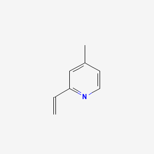 4-Methyl-2-vinylpyridine chemical structure (CAS 13959-34-7)