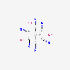 Potassium hexacyanocobaltate(III) chemical structure (CAS 13963-58-1)