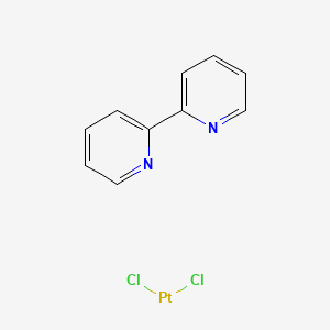 2,2'-Bipyridinedichloroplatinum chemical structure (CAS 13965-31-6)